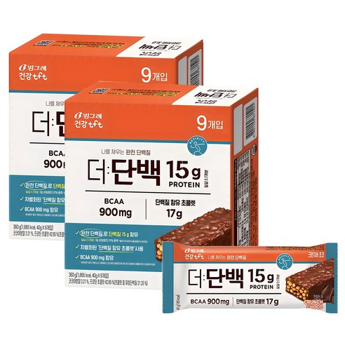 빙그레 더단백 크런치바 초코