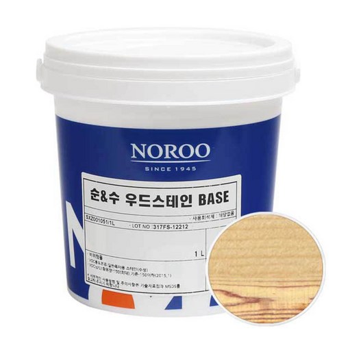 방부목 우드백화점 방부목각재_38T~140T_방부목 각재/MDF/합판/인테리어, 38Tx285x3600 순앤수 우드 스테인 투명 1L, 1개