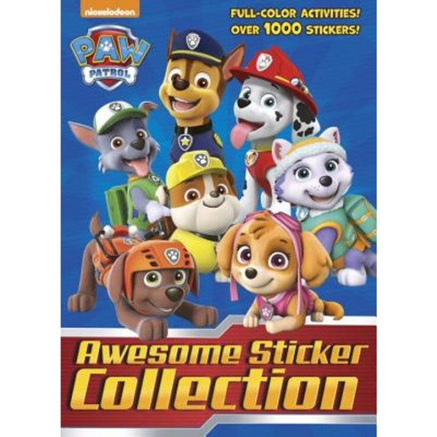 Paw Patrol Awesome Sticker Collection (Paw Patrol) Paperback, Golden Books