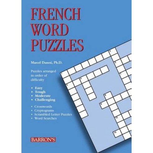 French Word Puzzles Paperback, Barron''s Educational Series