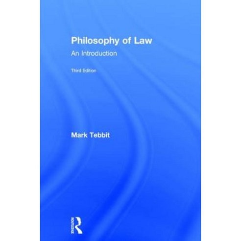 Philosophy of Law: An Introduction Hardcover, Routledge