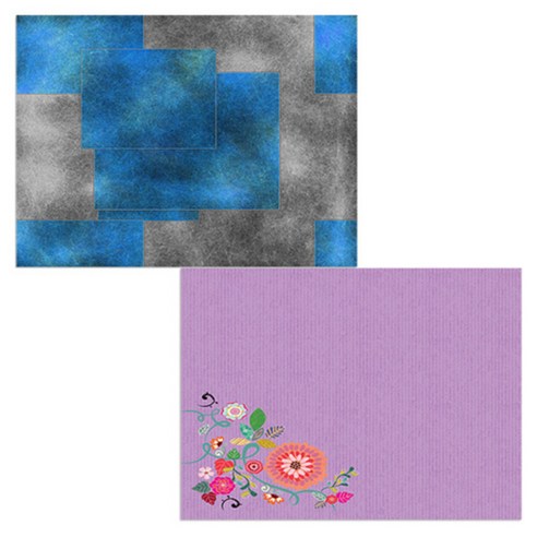 벨라 실리콘 식탁매트 2p 꽃가지1 세트, 꽃가지1, 빈티지패턴, 385 x 285 mm, 두께 1mm