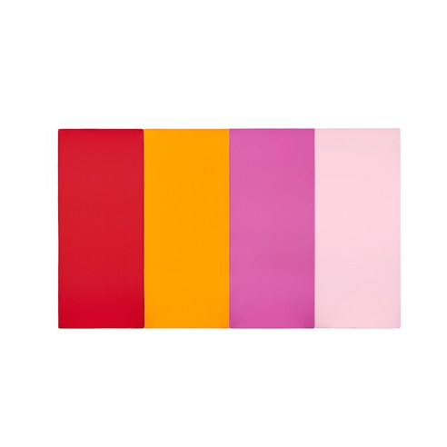 퍼니존 퍼니테라피 레드비비드 시리즈4 유아폴더매트 대, 레드 + 오렌지 + 핫핑크 + 베이비핑크