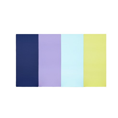 퍼니존 퍼니테라피 블루비비드 시리즈4 유아폴더매트 대, 블루 + 바이올렛 + 스카이블루 + 피스타치오
