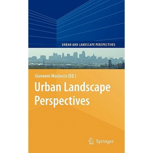 Urban Landscape Perspectives Hardcover, Springer