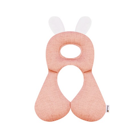 보니숑 신생아 아기짱구베개 M, 오렌지, 1개