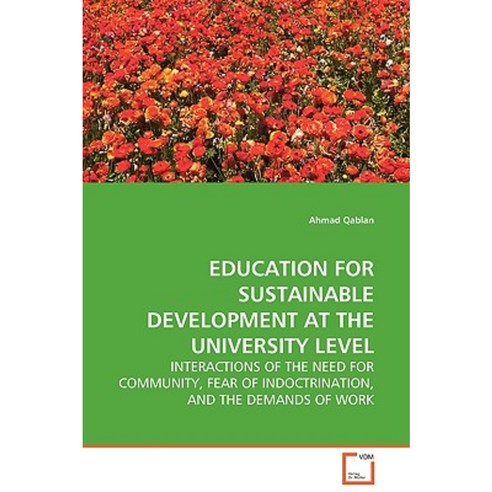 Education for Sustainable Development at the University Level Paperback, VDM Verlag