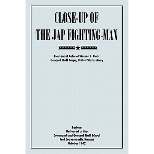Close-Up of the Jap Fighting Man Paperback, www.Militarybookshop.Co.UK
