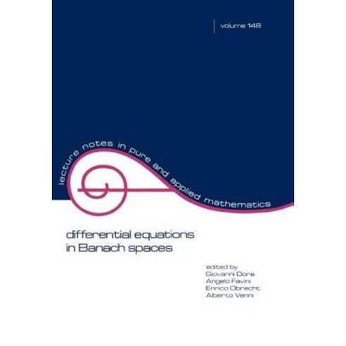 Differential Equations in Banach Spaces Paperback, CRC Press