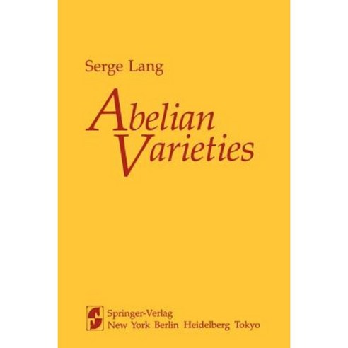 Abelian Varieties Paperback, Springer