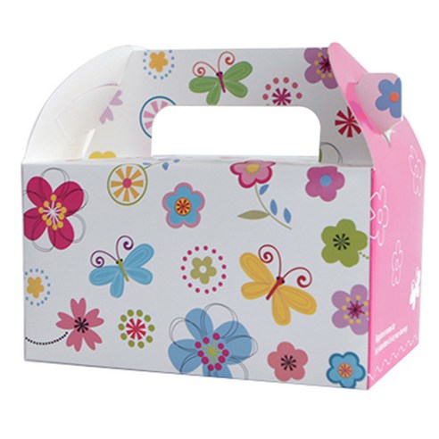 티나피크닉 나비 플라워 답례품 선물 포장 상자, 혼합 색상, 10개입