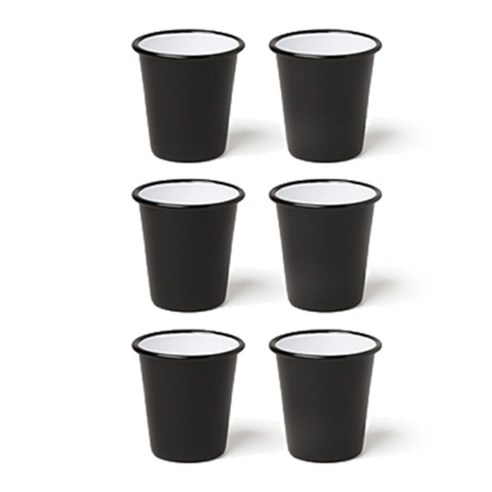 팔콘 미니 파티 텀플러, 블랙, 6개입
