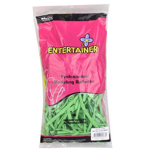 네오룬스 260N 요술풍선 100p, 파스텔라임그린, 1개