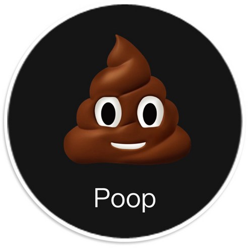 TOTU 애니모티콘 스마트폰 거치대 홀더, Poop, 1개