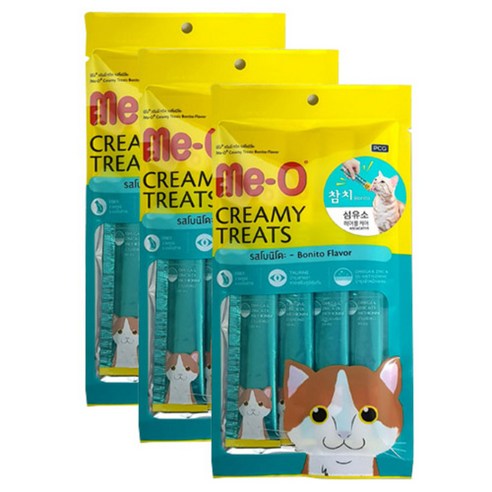 미오 크리미 짜먹는 고양이 간식, 참치, 12개입