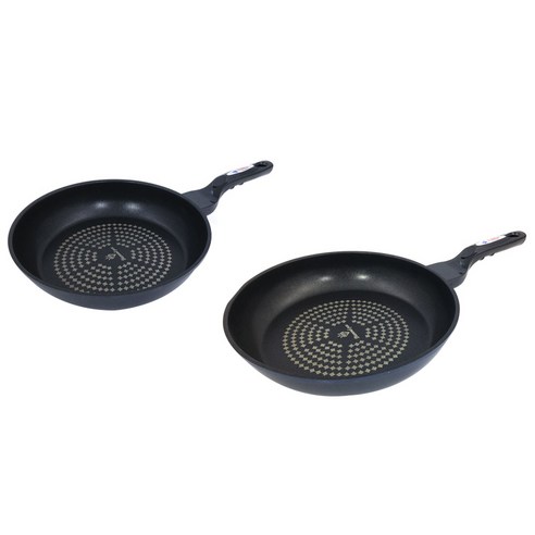 코코렉스 다이아몬드 코팅 인덕션 후라이팬 2p 명절 선물 세트, 1세트, 후라이팬 26cm + 30cm