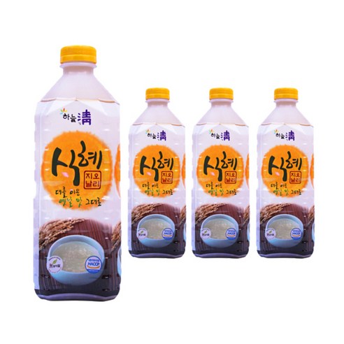 하늘청 오리지날 식혜, 1.8L, 4개