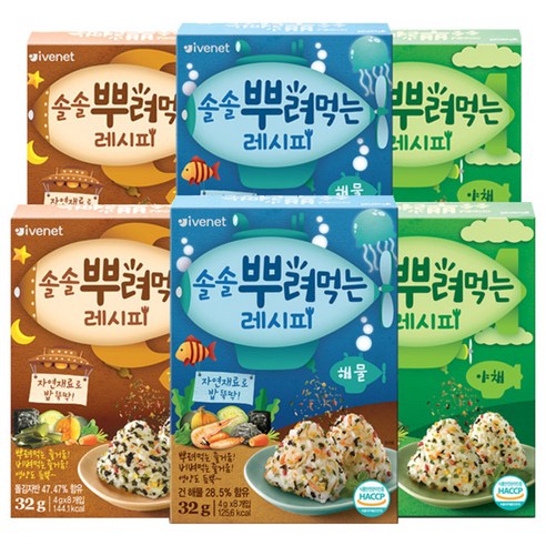 담백한 김자반과 신선한 야채, 풍미 가득한 해물의 조화! 아이배냇 김자반 세트 어린이식품