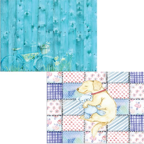 벨라 실리콘 식탁매트 2p 낮잠 세트, 낮잠, 자전거, 385 x 285 mm, 두께 1mm