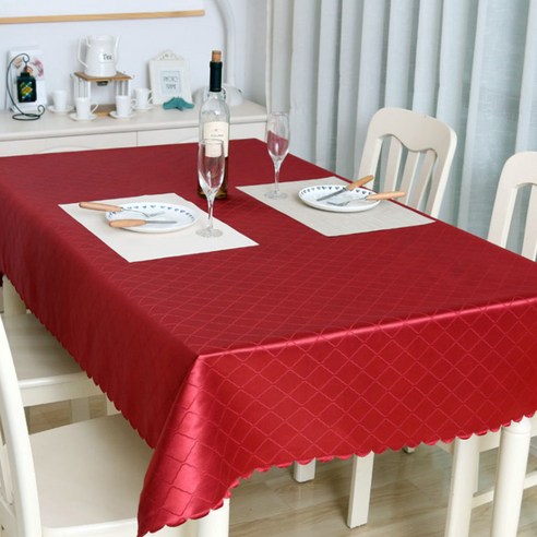 이코디 클다이아 테이블 보, 레드, 140 x 180 cm