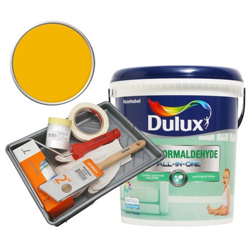 듀럭스 안티 포름알데히드 올인원 페인트 3L 세트, Elegant Easter