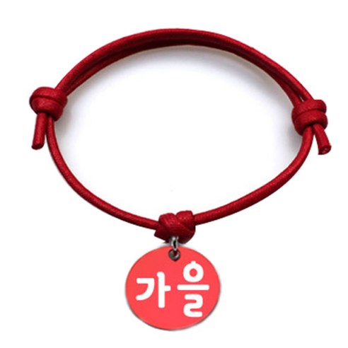 펫츠룩 굿모닝 레드 반려동물 목걸이 S + 알미늄원형 팬던트 M, 레드(가을), 1개
