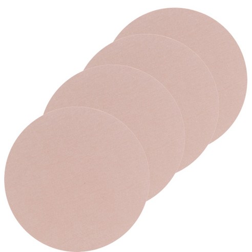 블럭마트 규조토 컵받침 겸 비누받침 원형 4p, 핑크