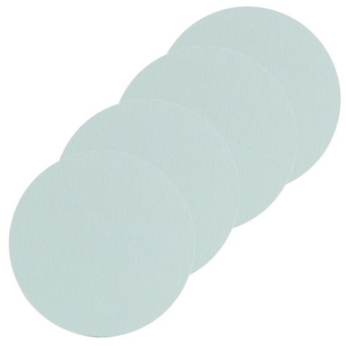 블럭마트 규조토 컵받침 겸 비누받침 원형 4p, 민트