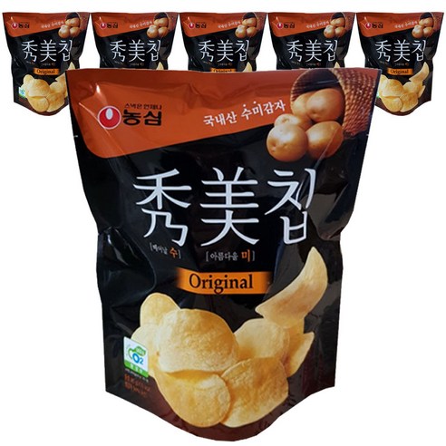 농심 수미칩 오리지널, 85g, 6개입