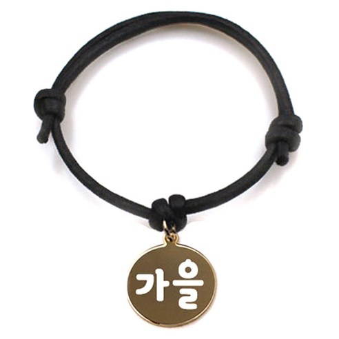 펫츠룩 굿모닝 블랙 반려동물 목걸이 S + 메탈 원형 팬던트 S, 골드(가을), 1개
