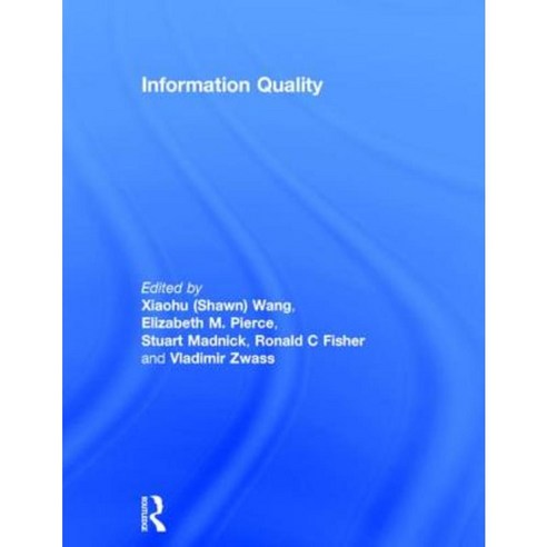 Information Quality Hardcover, M.E. Sharpe