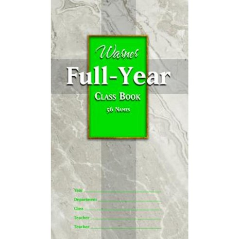 Full-Year Class Book (56 Names) Paperback, Warner Press
