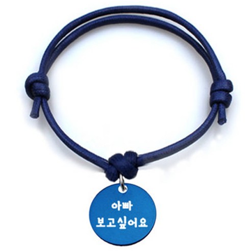 펫츠룩 굿모닝 블루 반려동물 목걸이 S + 알미늄원형 팬던트 M, 블루(아빠보고싶어요), 1개