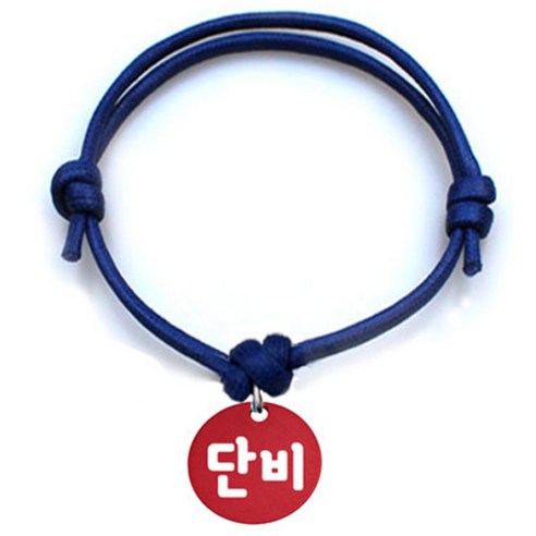 펫츠룩 굿모닝 블루 반려동물 목걸이 S + 알미늄원형 팬던트 S, 레드(단비), 1개