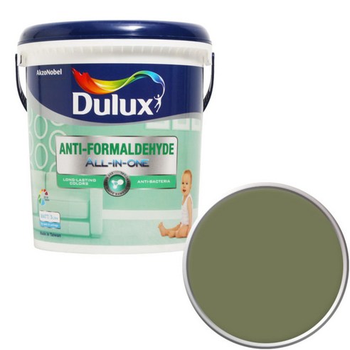 듀럭스 안티 포름알데히드 올인원 페인트 3L, Guild Green
