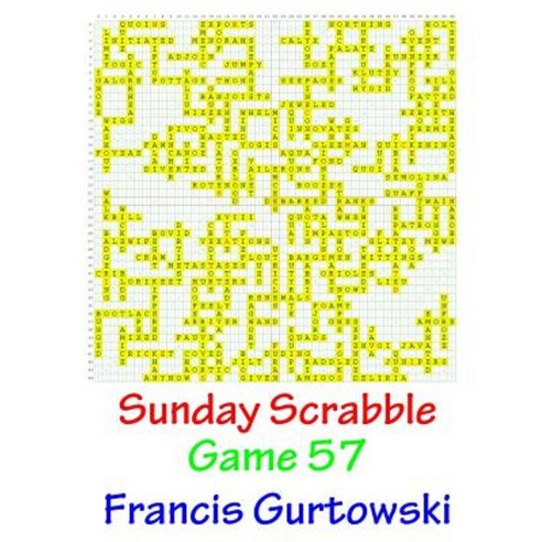 Sunday Scrabble Game 57 Paperback, Createspace Independent Publishing Platform