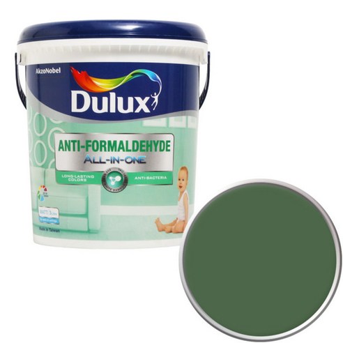 듀럭스 안티 포름알데히드 올인원 페인트 3L, Jade Green