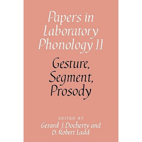 Gesture Segment Prosody Paperback, Cambridge University Press