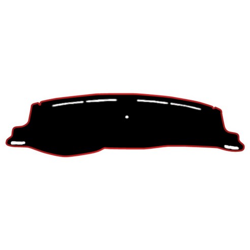 이모션 펠트 논슬립 3D 입체설계 대쉬보드 커버 쉐보레, 토스카, 블랙 + 레드 테두리