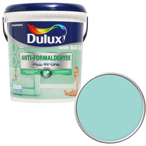 듀럭스 안티 포름알데히드 올인원 페인트 3L, Magnificent Mint  30GG 63/184