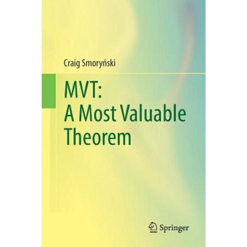 Mvt: A Most Valuable Theorem Paperback, Springer