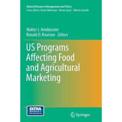 Us Programs Affecting Food and Agricultural Marketing Paperback, Springer