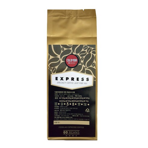 지오빈스 콜롬비아 수프리모 분쇄 커피, 600g, 1개, 핸드드립/커피메이커