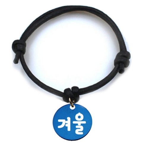 펫츠룩 굿모닝 블랙 반려동물 목걸이 M + 알미늄 원형 팬던트 S, 블루(겨울), 1개