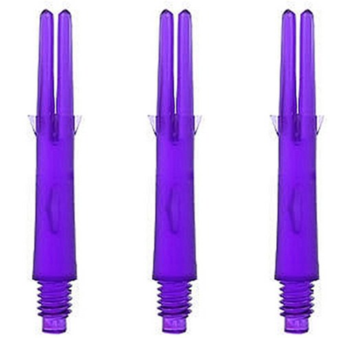 LSTYLE 다트샤프트 락 스트레이트 190mm, 퍼플색, 3개입