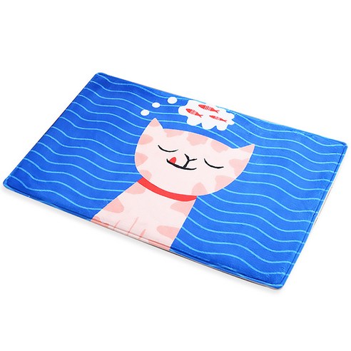 DM다이나믹 키친 컬러 스타일 발패드, 꿈꾸는 고양이