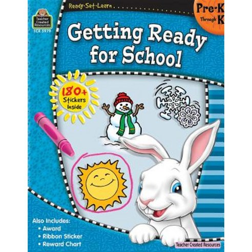 Ready-Set-Learn: Getting Ready for School Prek-K Paperback, Teacher Created Resources