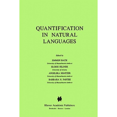 Quantification in Natural Languages Paperback, Springer