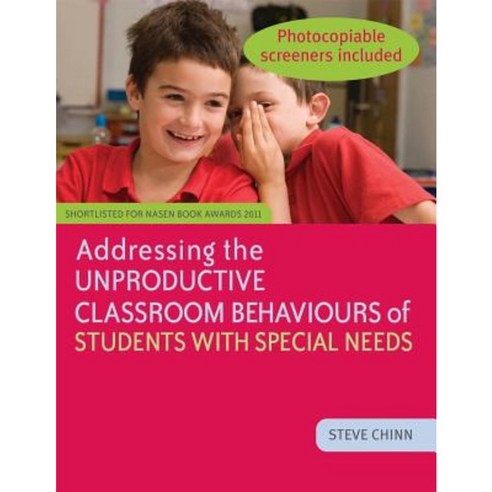 Addressing the Unproductive Classroom Behaviours of Students with Special Needs Paperback, Jessica Kingsley Publishers, Ltd