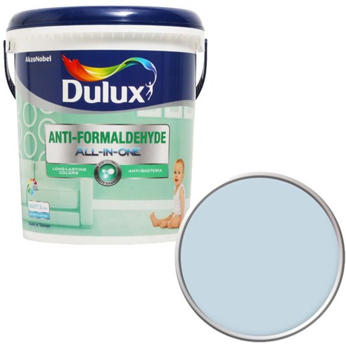 듀럭스 안티 포름알데히드 올인원 페인트3L, Baby Blue